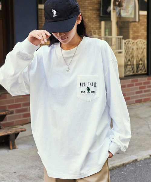 MONO-MART 「MONO-MART」 「U.S.POLO ASSN.」長袖カットソー L チャコールグレー レディース - 画像 (4)