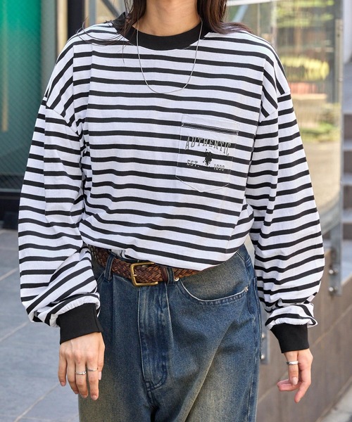 MONO-MART 「MONO-MART」 「U.S.POLO ASSN.」長袖カットソー L チャコールグレー レディース - 画像 (7)