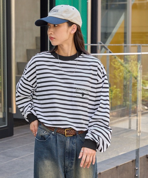 MONO-MART 「MONO-MART」 「U.S.POLO ASSN.」長袖カットソー L チャコールグレー レディース - 画像 (9)