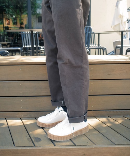 U.S. POLO ASSN. スニーカー 「U.S. ASSN./ユーエスポロアッスン」厚底ボリュームソール ワンポイント ローカットスニーカー メンズ レディース - 画像 (6)