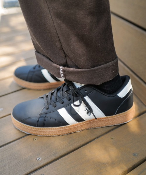 U.S. POLO ASSN. スニーカー 「U.S.POLO ASSN./ユーエスポロアッスン」ラインデザイン カジュアル ローカットスニーカー メンズ レディース - 画像 (3)