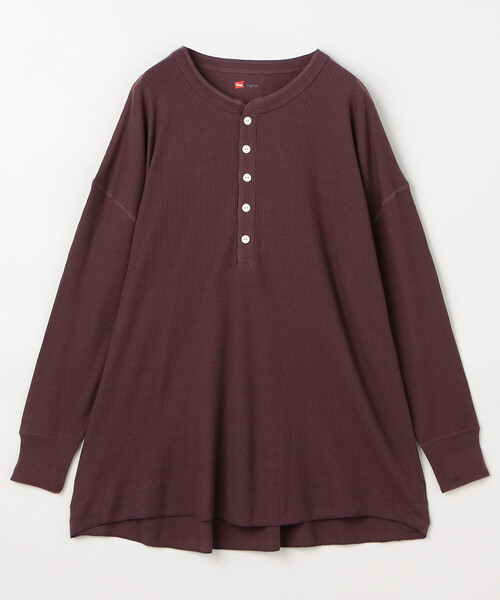 FREAK'S STORE tシャツ 限定展開 Hanes/ヘインズ ワッフルヘンリーネック(カットソー) レディース - 画像 (5)