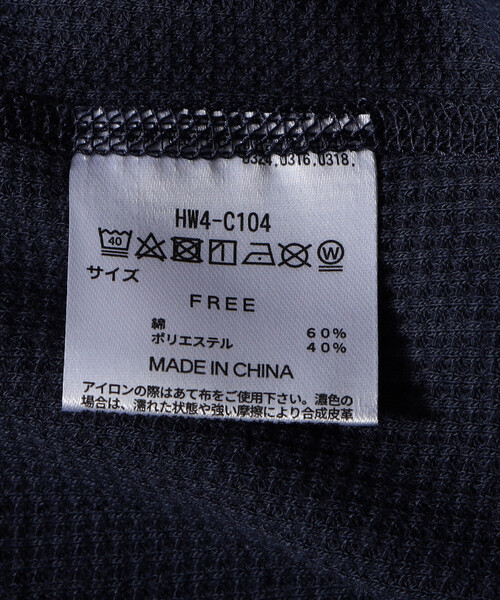 FREAK'S STORE tシャツ 限定展開 Hanes/ヘインズ ワッフルヘンリーネック(カットソー) レディース - 画像 (9)