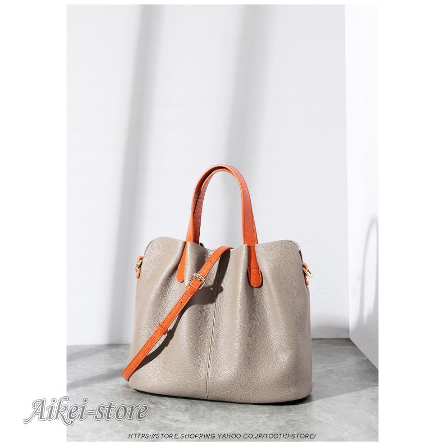 本革 トートバッグ レディース レザーバッグ ショルダーバッグ 革バッグ かばん 通勤 通学 大人 20代30代40代50代 - 画像 (5)