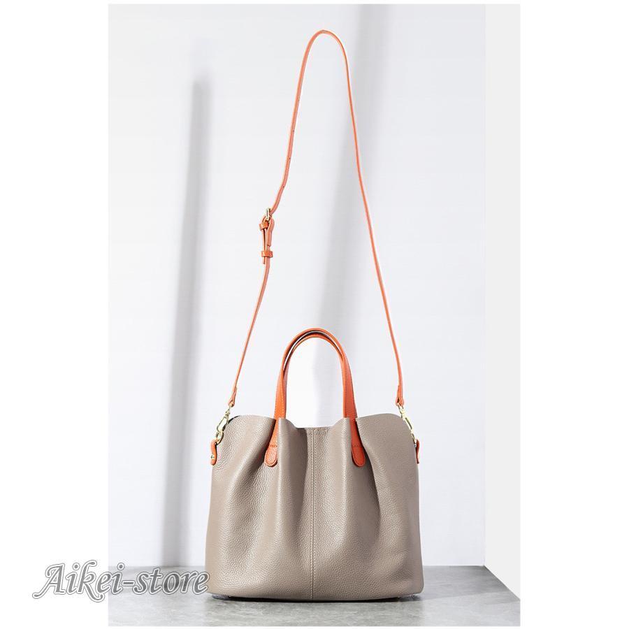 本革 トートバッグ レディース レザーバッグ ショルダーバッグ 革バッグ かばん 通勤 通学 大人 20代30代40代50代 - 画像 (6)