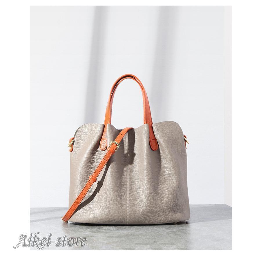 本革 トートバッグ レディース レザーバッグ ショルダーバッグ 革バッグ かばん 通勤 通学 大人 20代30代40代50代 - 画像 (9)