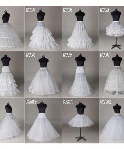 大人用ウエディングドレス用ホワイトパニエ/ブラック/プリンセスライン/12タイプ選択可/Aライン/ハードチュールウエディングドレスボリューム