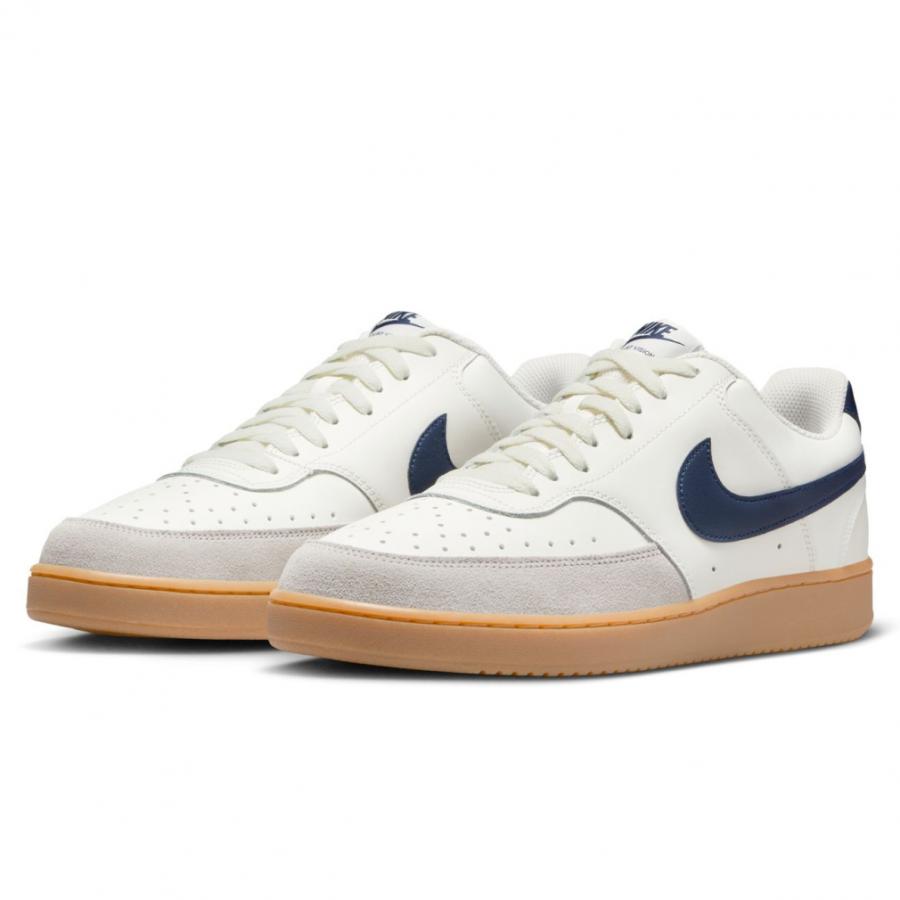 NIKE ナイキ コート ビジョン LO HF1068-133 メンズ スニーカー : クリーム×ネイビー HF1068 133 - 画像 (7)