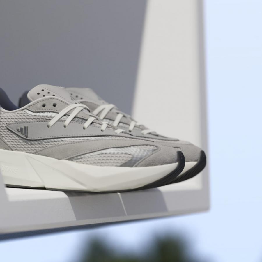 adidas アディダス ライトストライド IH8606 レディース スニーカー : グレー×ミデアムグレー - 画像 (5)