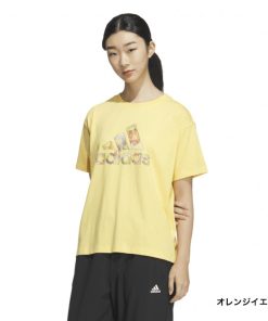 adidas アディダス レディース 半袖 Tシャツ W FLOWER グラフィック Tシャツ1 KUE57 IM7831 IM7829 IM7830 スポーツウェア