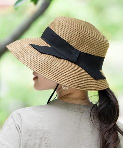 bon moment 帽子 レディース 夏 洗える 折り畳み リボンブレードハット yrh moment【2025帽子】【送料無料】