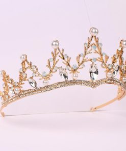 ティアラ ウエディング コスプレ 髪飾り 花嫁 結婚式 ヘッドドレス ブライダル パーティー 二次会 ヘアアクセサリー キラキラ