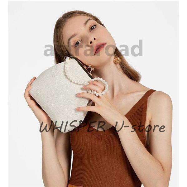 イブニングバッグ パーティーバッグ 2WAY 成人式 ミニバッグ がま口 お呼ばれ ハンドバッグ 女子会 フォーマル 結婚式 ショルダーバッグ - 画像 (7)