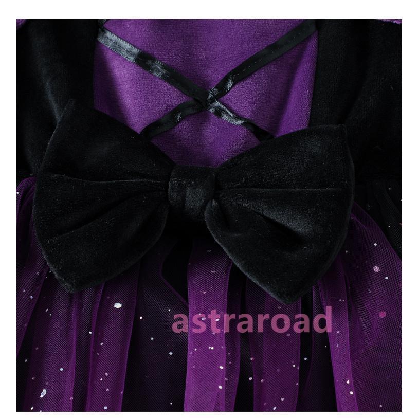 衣装 女の子 子供ドレス チュール ワンピース ベビー 赤ちゃん マント ポンチョ 悪魔 天使 幽霊 柄 カボチャ 服 こうもり 南瓜 海賊 - 画像 (3)