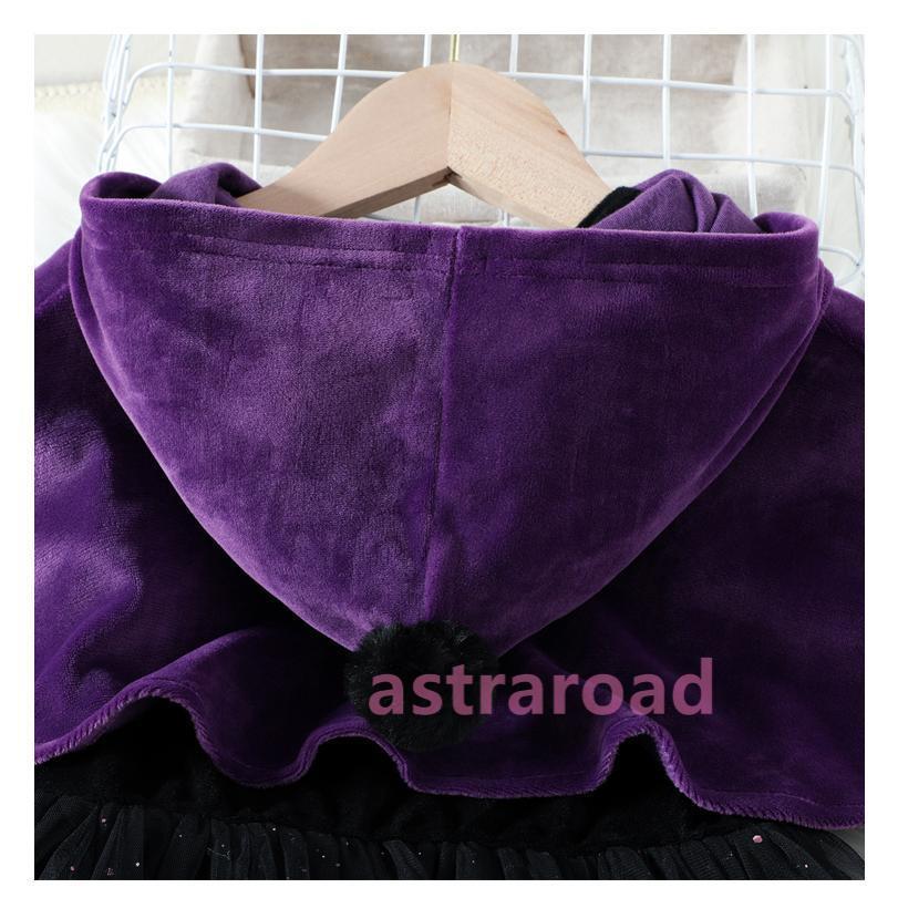 衣装 女の子 子供ドレス チュール ワンピース ベビー 赤ちゃん マント ポンチョ 悪魔 天使 幽霊 柄 カボチャ 服 こうもり 南瓜 海賊 - 画像 (5)