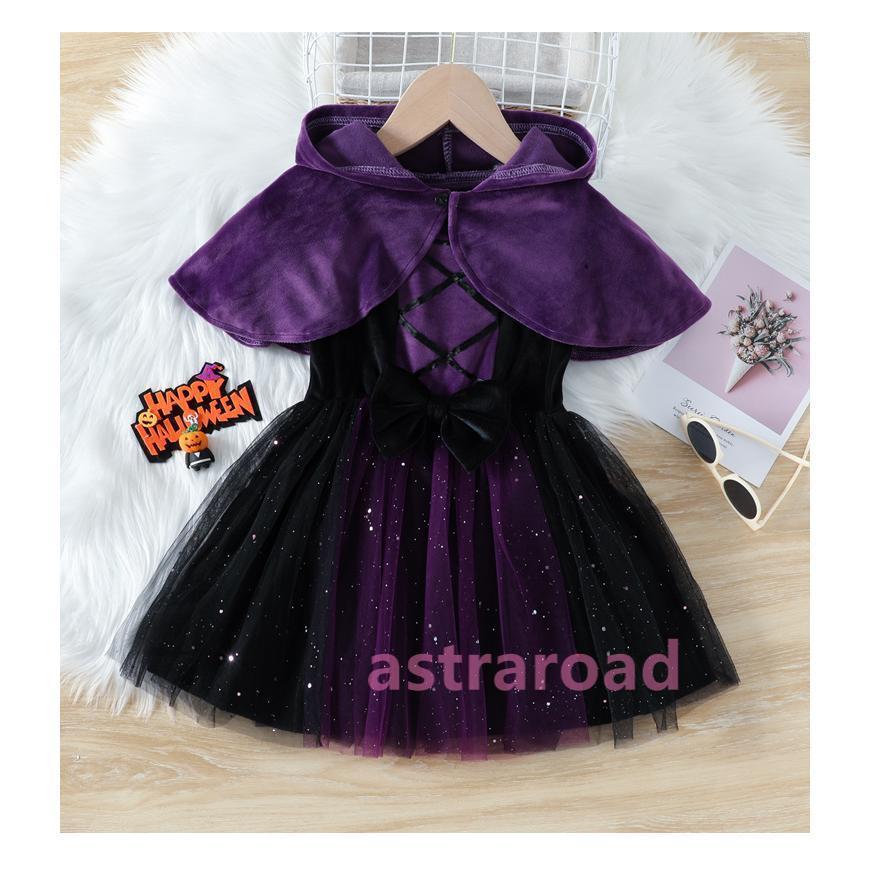 衣装 女の子 子供ドレス チュール ワンピース ベビー 赤ちゃん マント ポンチョ 悪魔 天使 幽霊 柄 カボチャ 服 こうもり 南瓜 海賊 - 画像 (8)