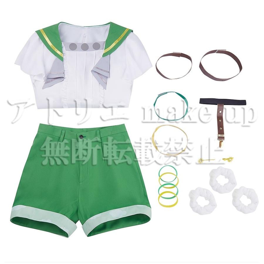 【ウマ娘 コスプレ 衣装】セイウンスカイ ハロウィン コスチューム 衣装 ゲーム アニメ 映画 オーダーメイド - 画像 (4)