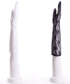 aurora(ファッション) レースミディアムグローブ 日本製 約40cm ブライダル ウェディング