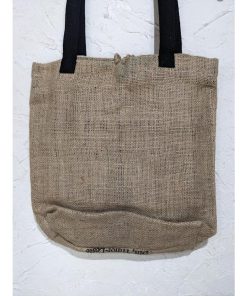 トートバッグ エコバッグ ミニ メンズ カバン レディース かるいかばん ハンドバッグ 麻袋 ドンゴロス おしゃれ ジュートバッグ スリムタイプ １５