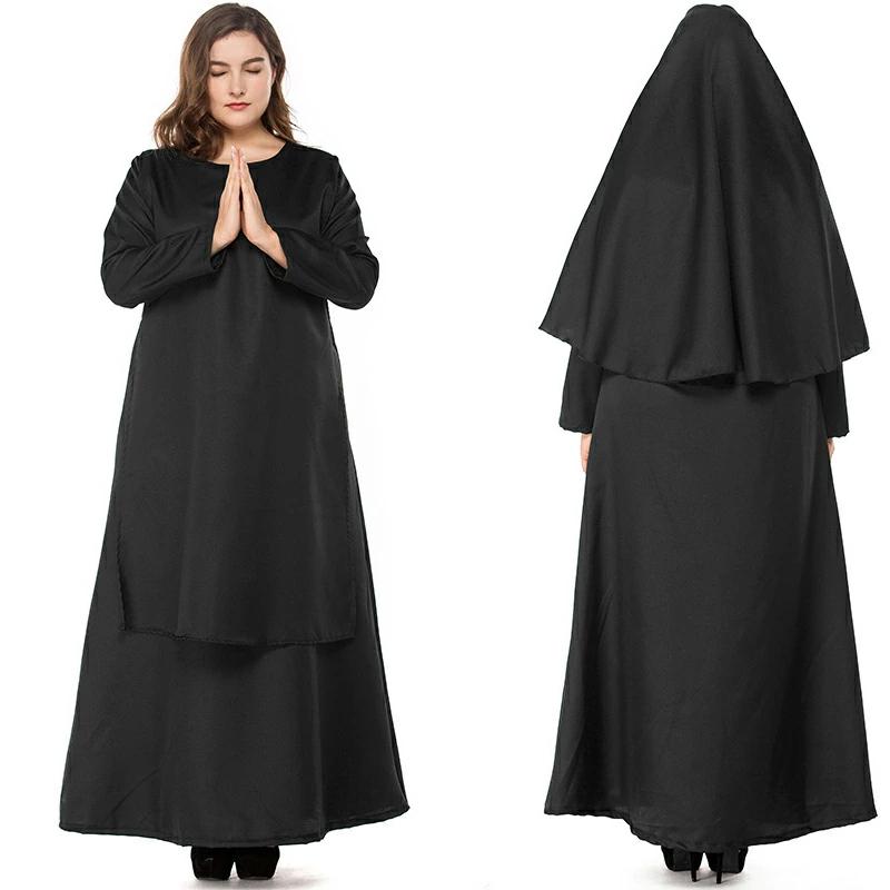 ハロウィン衣装 シスター コスプレ 衣装 仮装 大人用 コスチューム コスチューム衣装 鬼魔女 悪魔 ゾンビ 変装 レディース ハロウィン 文化祭 - 画像 (2)