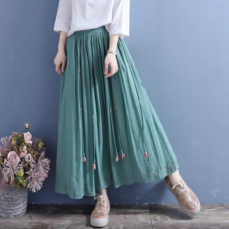 6color プリンジ 中華服 レトロ カジュアル ホワイト グリーン ブルー ブラック ピンク パープル