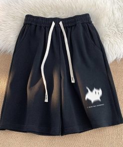 3color ボトムス ショートパンツ 男女兼用 メンズ 猫 ねこ ネコ 可愛い 夏服