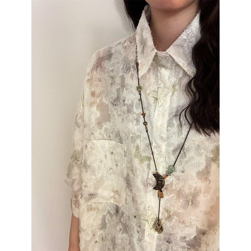 4color トップス 半袖 男女兼用 メンズ カジュアル アプリコット グリーン ピンク パープル - 画像 (2)