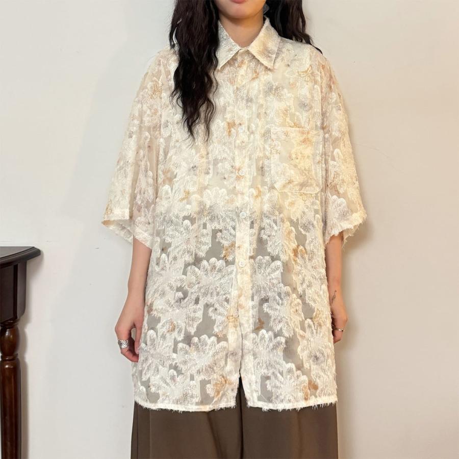 4color トップス 半袖 男女兼用 メンズ カジュアル アプリコット グリーン ピンク パープル - 画像 (9)