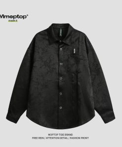 2color シャツ 長袖シャツ 男女兼用 メンズ ブラック ホワイト