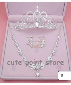 ブライダル小物 アクセサリー 2022新作 上品 ティアラ ネックレス ピアス/イヤリング 3点セット 結婚式 花嫁 パーティー 披露宴 二次会 ウェディング小物