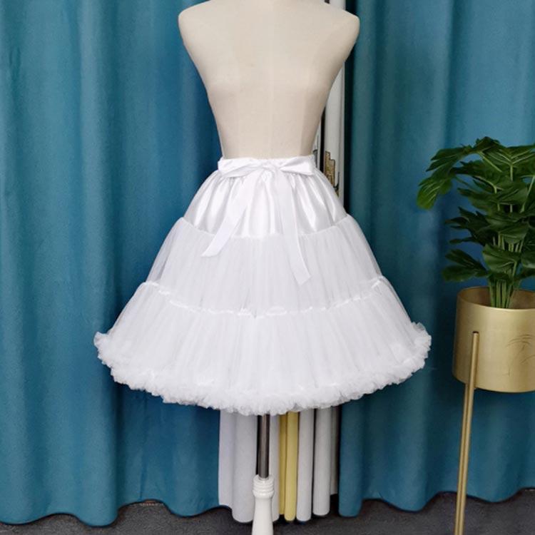 フリルいっぱいパニエ 45cm丈 スカート ボリューム チュチュスカート 女の子 子供 ドレス キッズ フォーマル 衣装 ハロウィン コスプレ コスチ