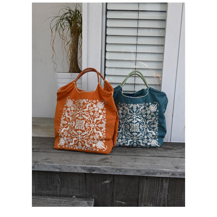 Ball&Chain 送料無料 ボールアンドチェーン 正規品 HAWAII BANDANA Mサイズ バッグ エコバッグ トートバッグ 刺繍 ギフト A4 301062 - 画像 (9)