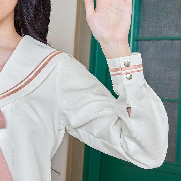 オルチャンセーラー ダスティピンク コスチューム 衣装 仮装 変装 クリアストーン 4560320900832 - 画像 (8)