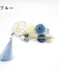 成人式 髪飾り 和装 ダリア 9点セット ウェディング ヘッドドレス ヘッドアクセサリー ヘアアクセサリー 造花 七五三