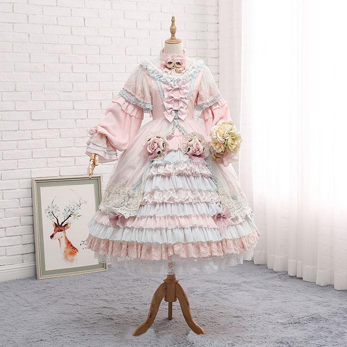 パニエ ボリュームアップパニエ ペチコート チュチュスカートパニエ ホワイト ロリータ風 ドレス用 フリーサイズ リボン付き ふんわり Aライン - 画像 (5)