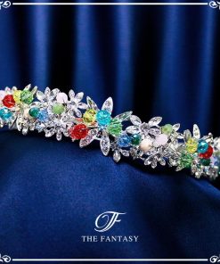 ティアラ 結婚式 ウエディング 披露宴 ブライダル 在庫一掃セール  タトゥーシール 贈呈対象 ft9068sr