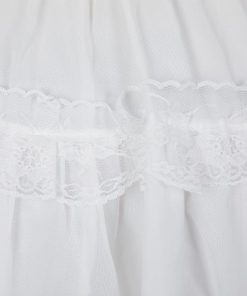 パニエ ワイヤー入り ロリータ レース ボリューム調節可 レディース ボーン入り ペチコート ロリィタ 46cm 膝丈 ウエストゴム コスチューム ハ