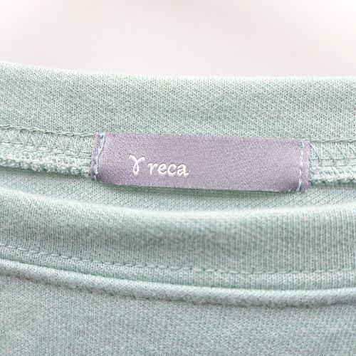 ◇ reca レカ クルーネック 無地 長袖 カットソー サイズF ブルー レディース E - 画像 (2)