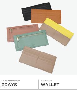 LIZDAYS 最大41%★9/25限定 【メール便で送料無料】 リズデイズ 長財布 レディース 財布 本革 レザー 薄型 マチなし 小銭れあり 薄型長財布 lz-0712