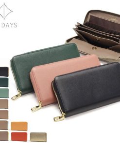LIZDAYS 最大42%★9/24迄 リズデイズ 長財布 レディース 財布 本革 レザー ラウンドファスナー ボックス型小銭入れ RFID コインスルー本革長財布 lz-65111