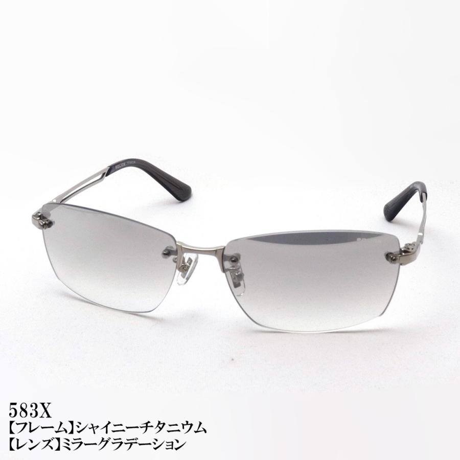 POLICE ポリス サングラス 復刻別注モデル SPLG39J WIND チタニウム アクティブ - 画像 (2)