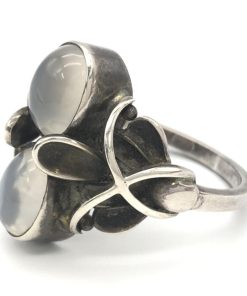 ジョージジェンセン Georg Jensen GEORG JENSEN 48 リング 指輪 ムーンストーン 約16号 SV925 5.9g シルバー レディース