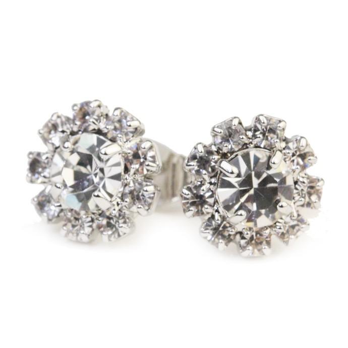 SWAROVSKI イヤリング ピアス レディース 痛くない スワロフスキー 一粒 earrings - 画像 (8)