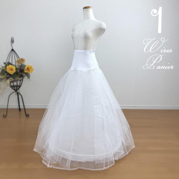 【即日発送】パニエ Aライン パニエ ボリューム 大人 フリーサイズ ロング ワイヤー1本のパニエです - 画像 (3)