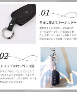 キーホルダー キーリング スワロフスキー おしゃれ ダイヤキーホルダー PUレザー 全7カラー KC-DSR | バッグチャーム カラビナ チャーム 鍵 レディース かわいい