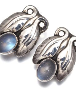 Georg Jensen ジョージジェンセン イヤリング ムーンストーン ムーンライトブロッサム 108 シルバー 925 BLJ