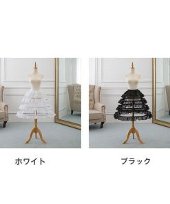 パニエ ホワイト ふわふわ Aライン コスチューム用小物 フリル レディース ボリューム アップ lolita 文化祭 大人パニエ 4層 送料無料