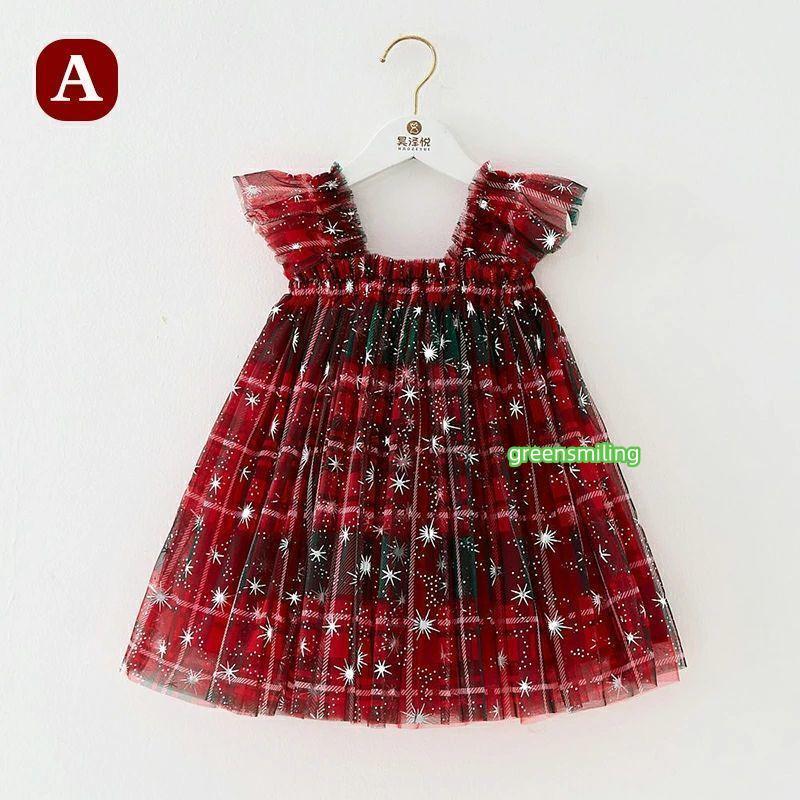 ワンピース チュチュドレス クリスマス ベビーワンピース おしゃれ チュールスカート 子供服 女の子 キッズワンピース baby Dresses 73/80/90/100/110/ - 画像 (4)