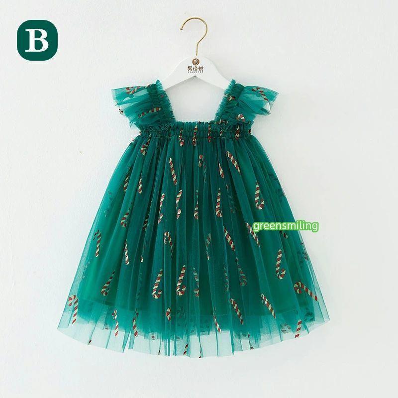 ワンピース チュチュドレス クリスマス ベビーワンピース おしゃれ チュールスカート 子供服 女の子 キッズワンピース baby Dresses 73/80/90/100/110/ - 画像 (5)