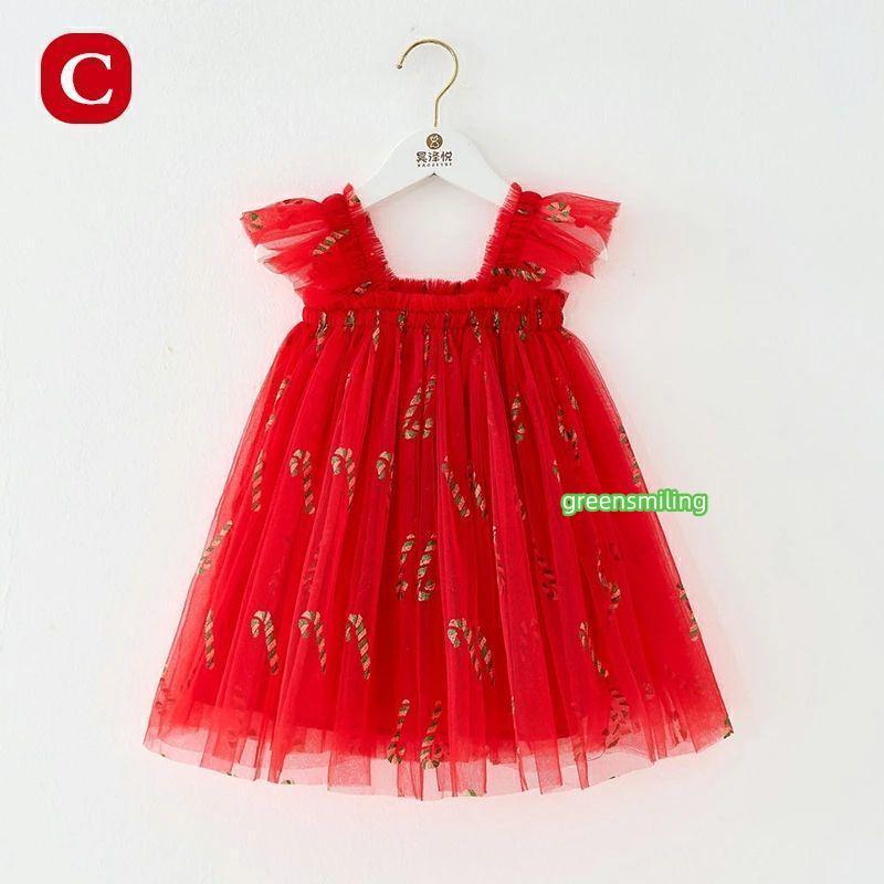 ワンピース チュチュドレス クリスマス ベビーワンピース おしゃれ チュールスカート 子供服 女の子 キッズワンピース baby Dresses 73/80/90/100/110/ - 画像 (6)